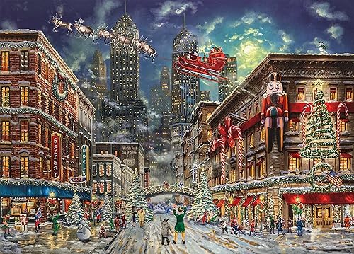 Ceaco - Thomas Kinkade Christmas - Elf - Rompecabezas de 1000 piezas, 8 pulgadas de largo x 8 pulgadas de ancho