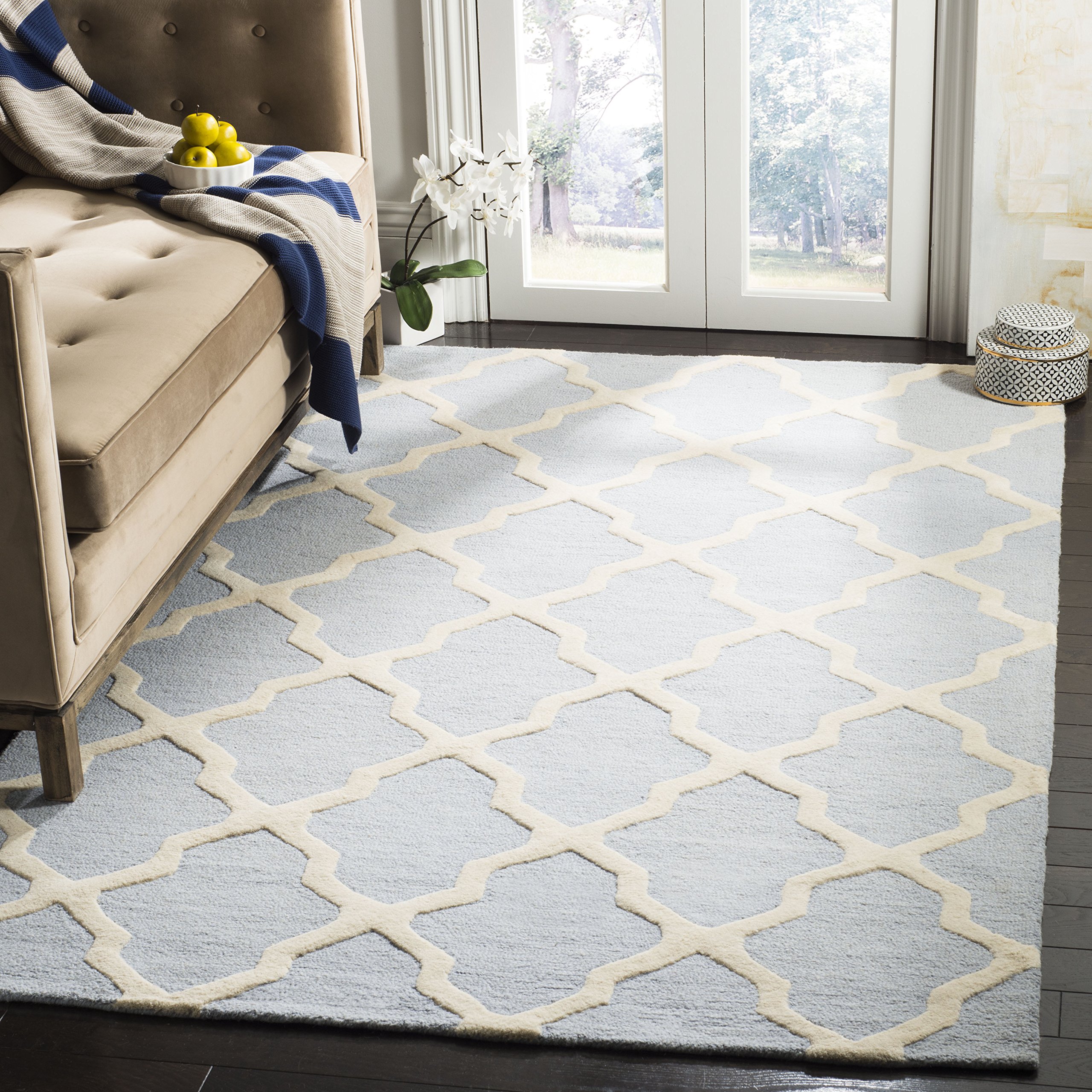 Darrah Geometric Wool Hand Woven Area Rug