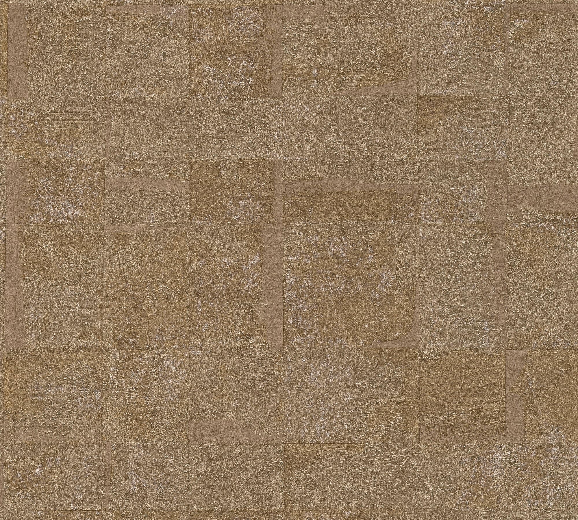 Galerie Gold Wh30185 Welcome Home Squares On Squares Wallpaper