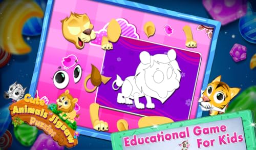 Kids Animal Jigsaw Puzzles - Improving Preschool Basic Skills,Addictive and Learning game for kids, girls, boys and toddlers – vue 5