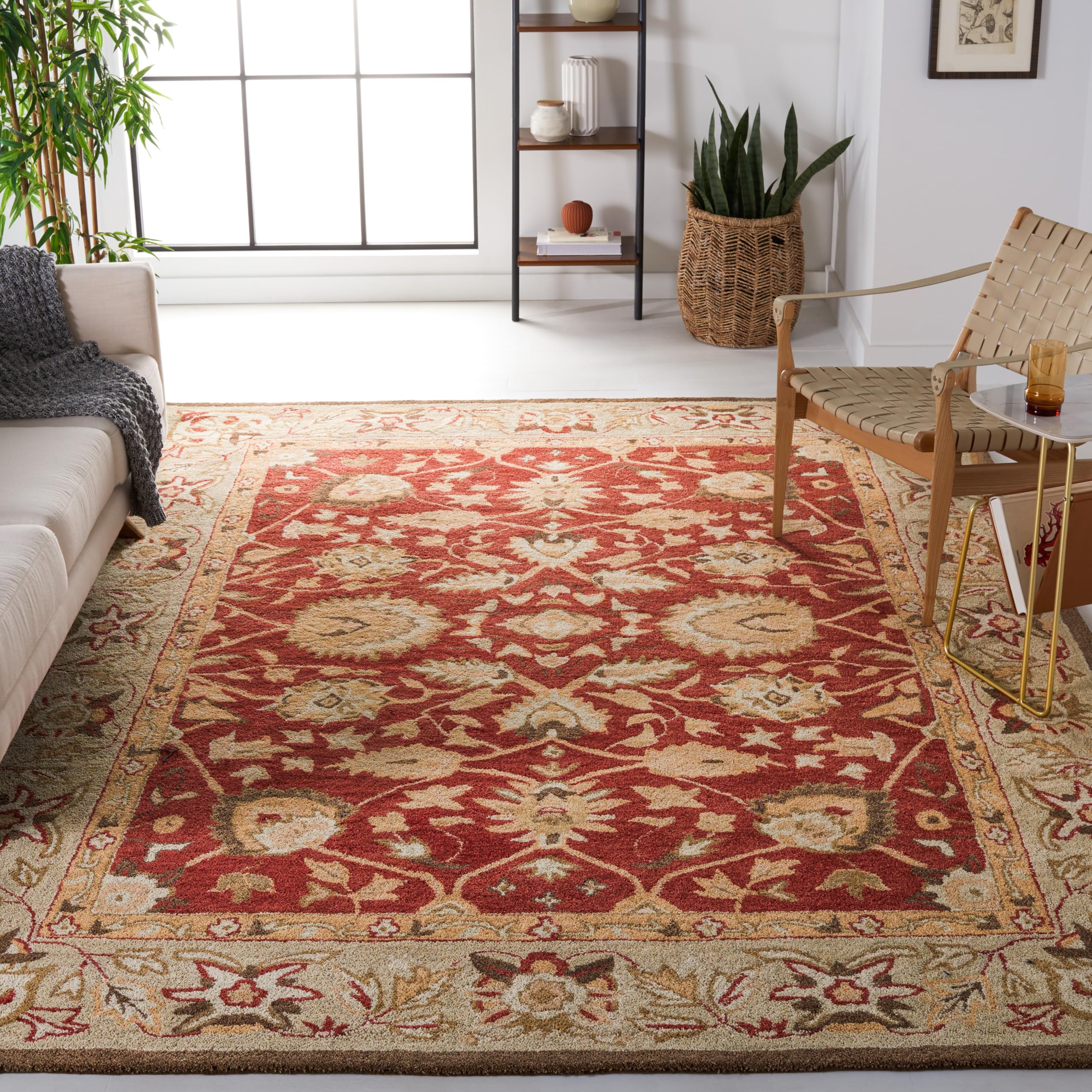 SAFAVIEH Anatolia AN512G Rust/Green