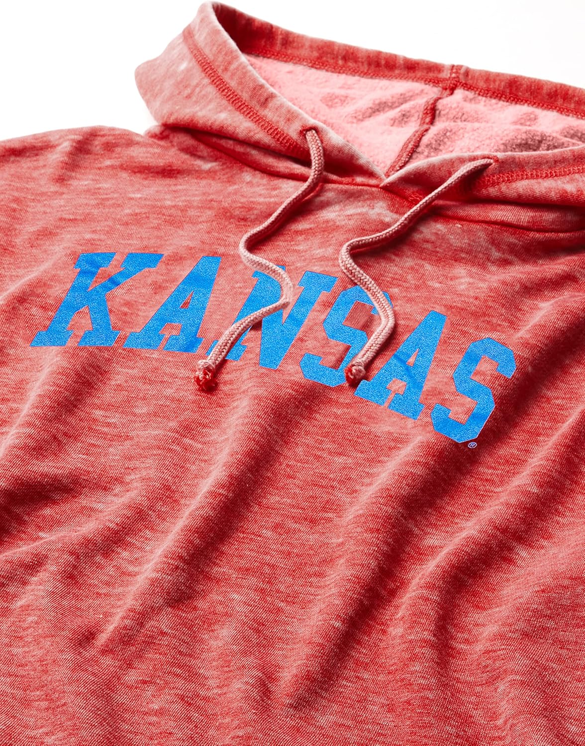 chicka-d NCAA Georgia Bulldogs レディース バーンアウト クロップドパーカー、カーディナル、1XL