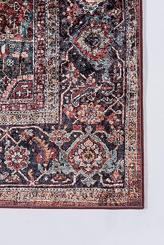 Miniatura 4 de Momeni Alfombra Karachi, 2 x 3 pies, color borgoña