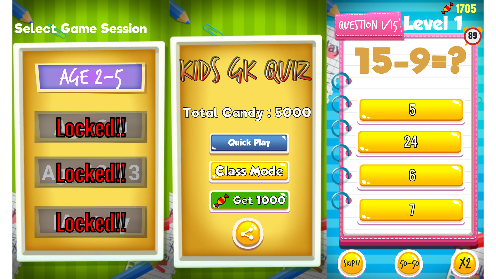 Kids GK Quiz 2017: General Knowledge quiz for kids - App on the Amazon ...