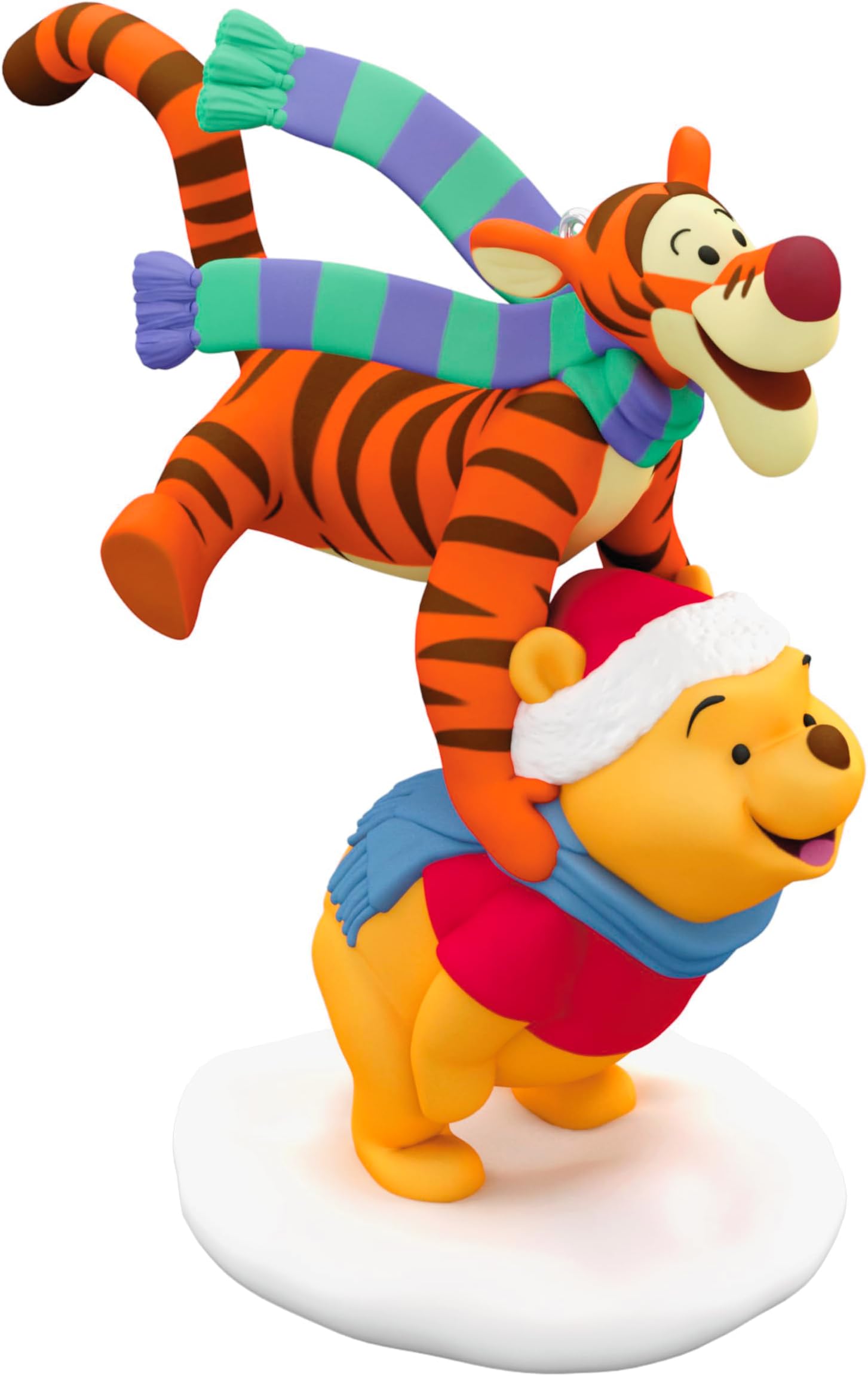 Hallmark Keepsake Christmas Ornament 2024, Disney Winnie the Pooh Leapfrogging Friends, Gifts for Disney Fans