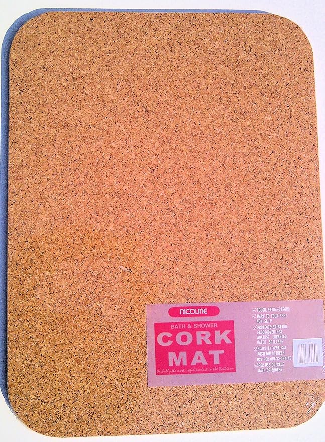 CORK BATH MATS 600MM X 450MM X 12MM Amazon.co.uk Home & Kitchen