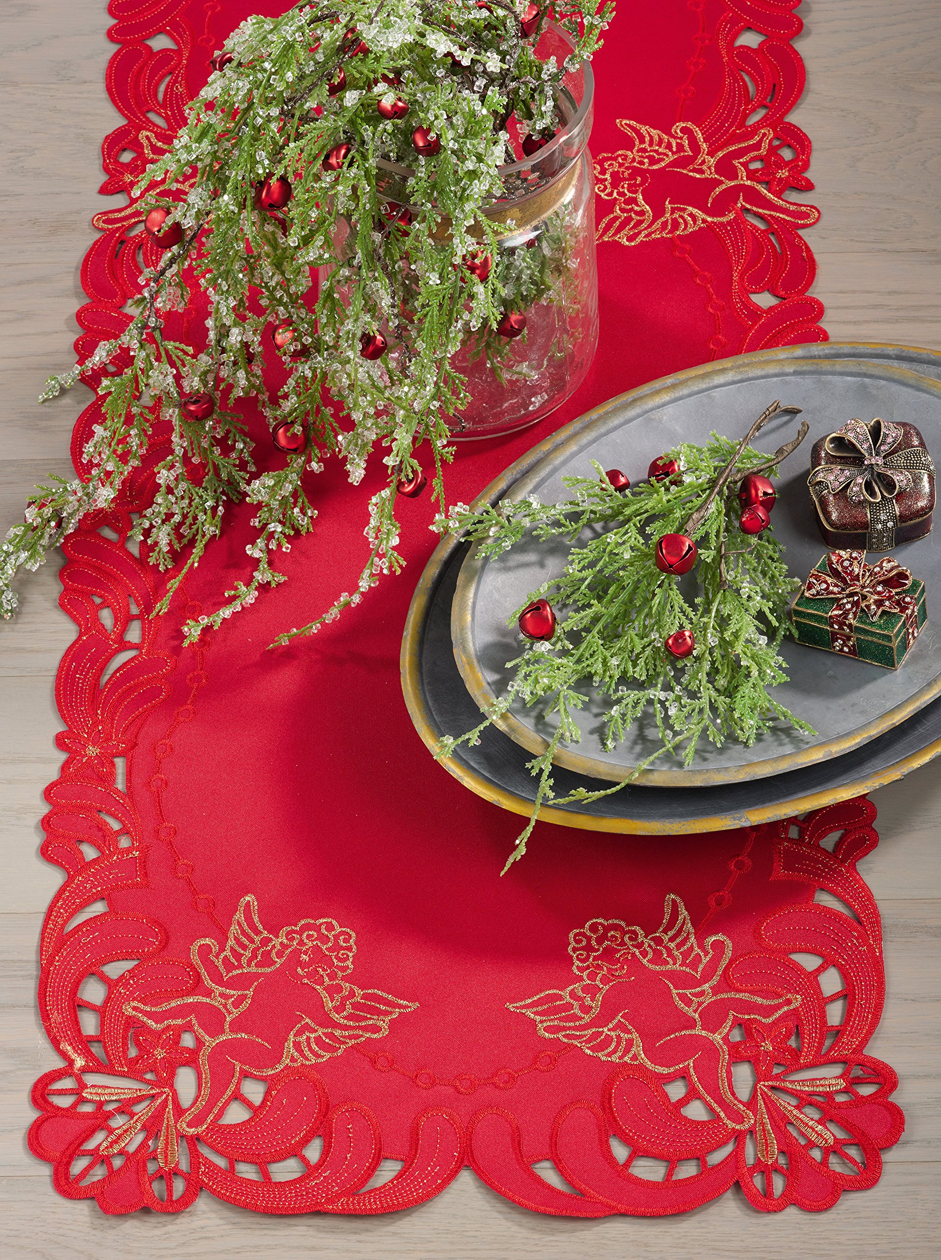 Amazon.co.jp: SARO LIFESTYLE エンジェルチェラブデザイン 刺繍入り