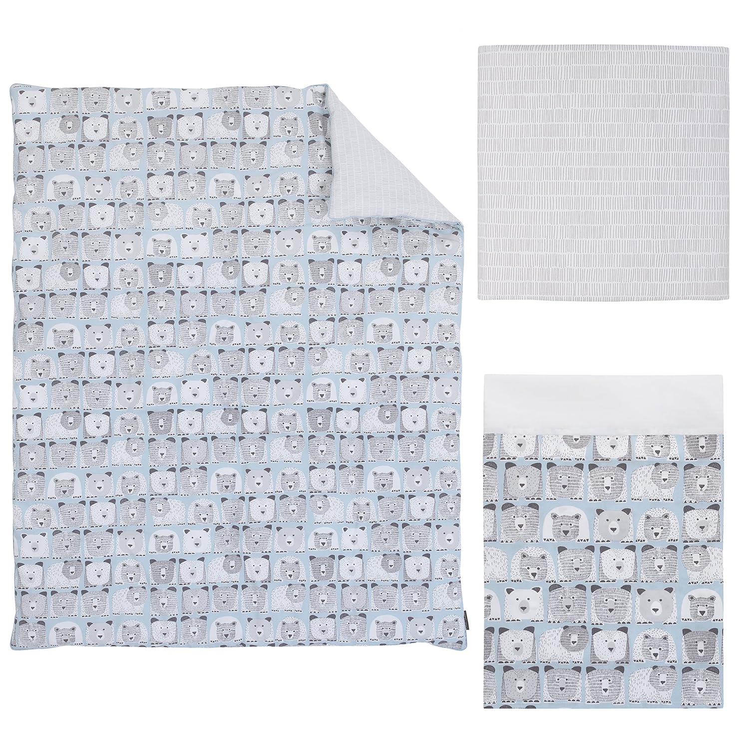Greatest Product Dwell Studio Bear Hugs 3 Piece Nursery Crib Bedding Set, Blue, Gray, White Tech Deals π₯ Dwell Studio Bear Hugs 3 Piece Nursery Crib Bedding Set, Blue, Gray, White