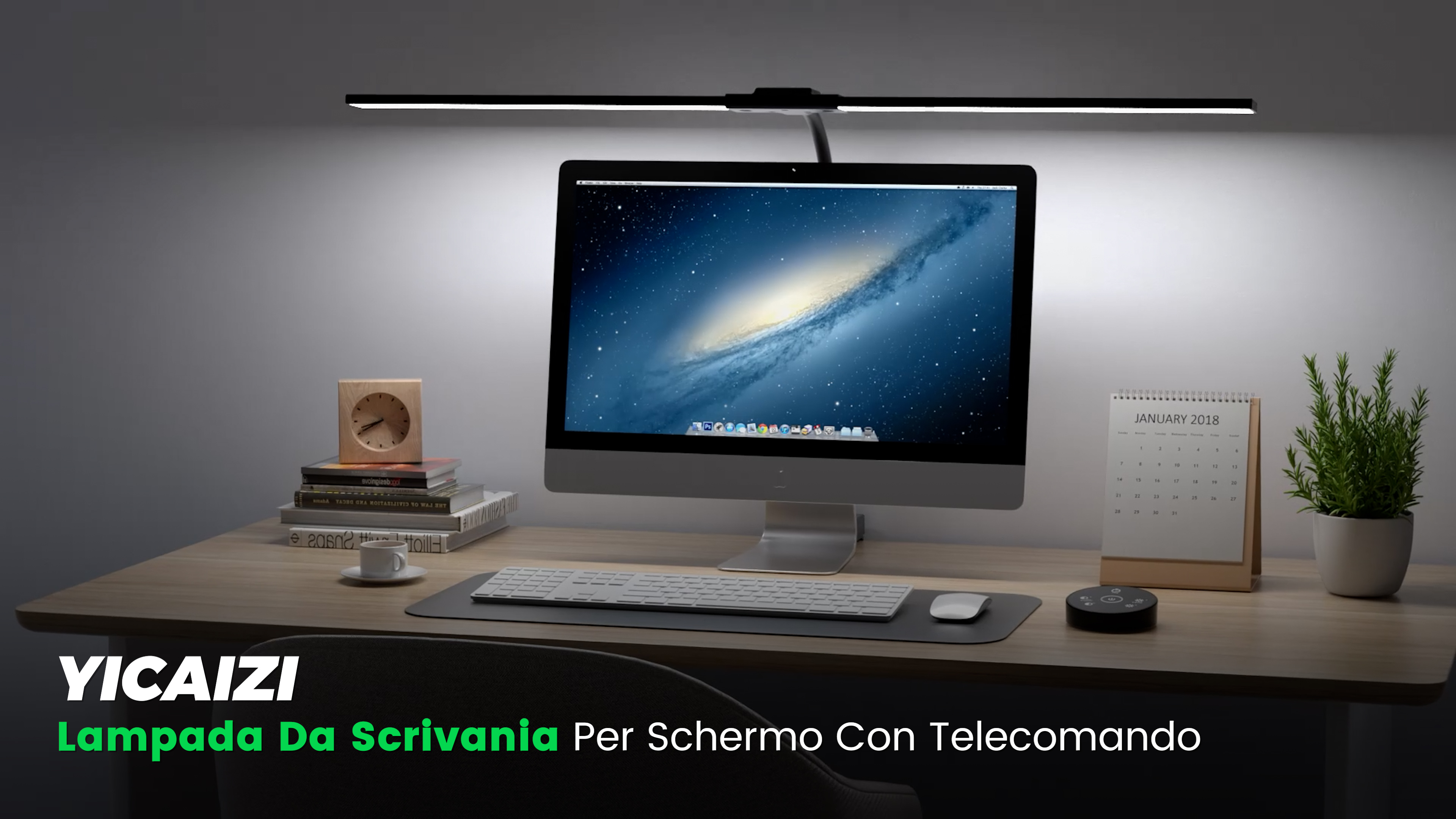 Lampada da Scrivania a LED con Morsetto, 24W 80 CM Doppia Testa Lampada da Tavolo LED, Lampade Lampada da Scrivania a LED con Morsetto, 24W 80 CM Doppia Testa Lampada da Tavolo LED, Lampade