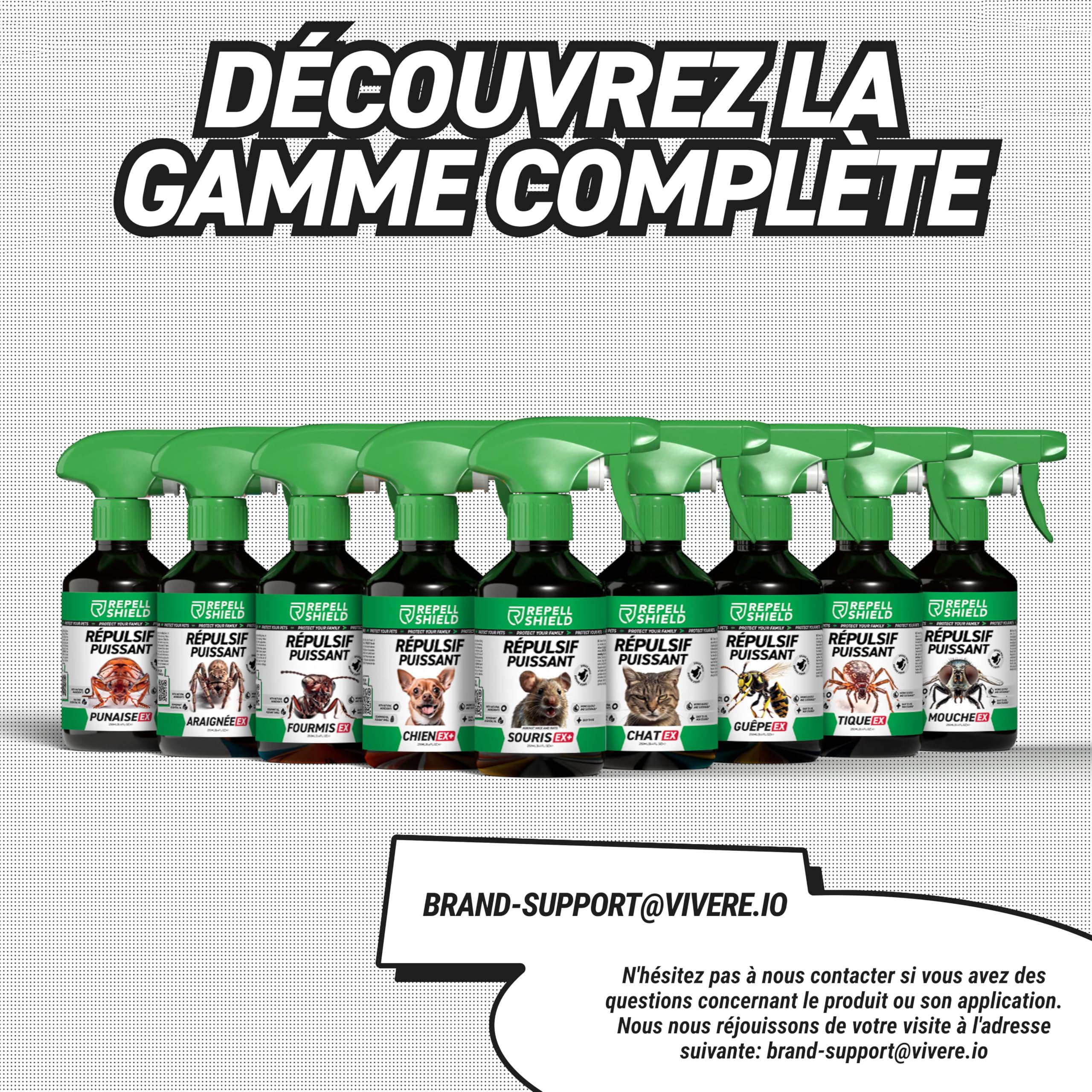 RepellShield Spray Anti Cafard Maison Intérieur Extérieur 250ml Barrière Répulsive Plantes Cuisine Salle de Bain