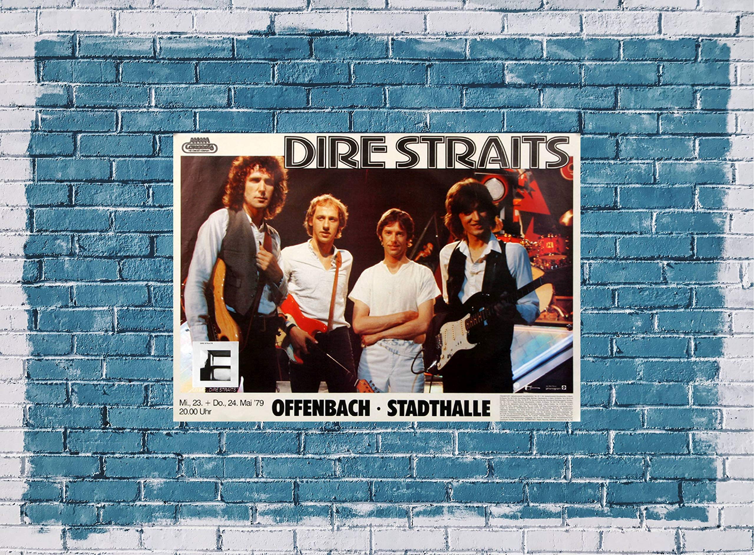 Dire Straits ( Mark Knopfler ) - Communiqué 1979 - Poster