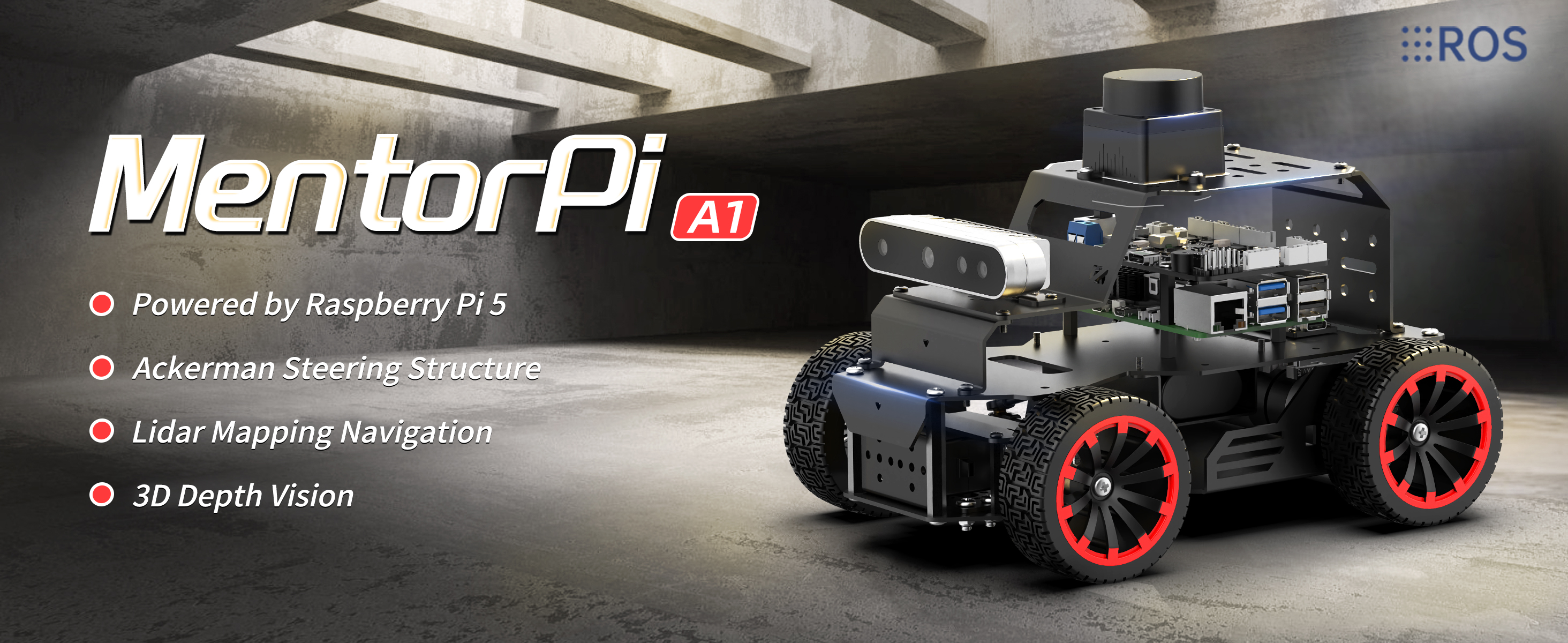Amazon.com: ROS2 Robot Car for RaspberryPi ChatGPT Large AI Model