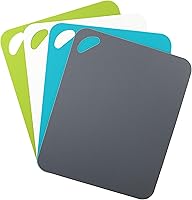 Vista 11 de Dexas Tabla de Cortar de Servicio Pesado Grippmat, Tablas de Cortar Flexibles para Cocina, Juego de 4, Tapete de Corte de Tabla de Plástico