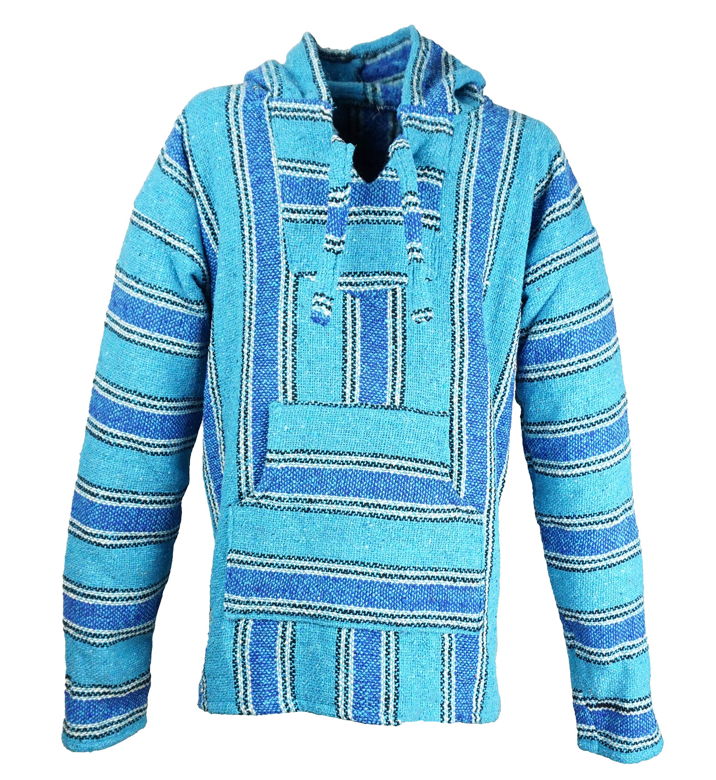 Funny Guy Mugs Premium Baja Hoodie Sweatshirt Pullover Jerga Poncho