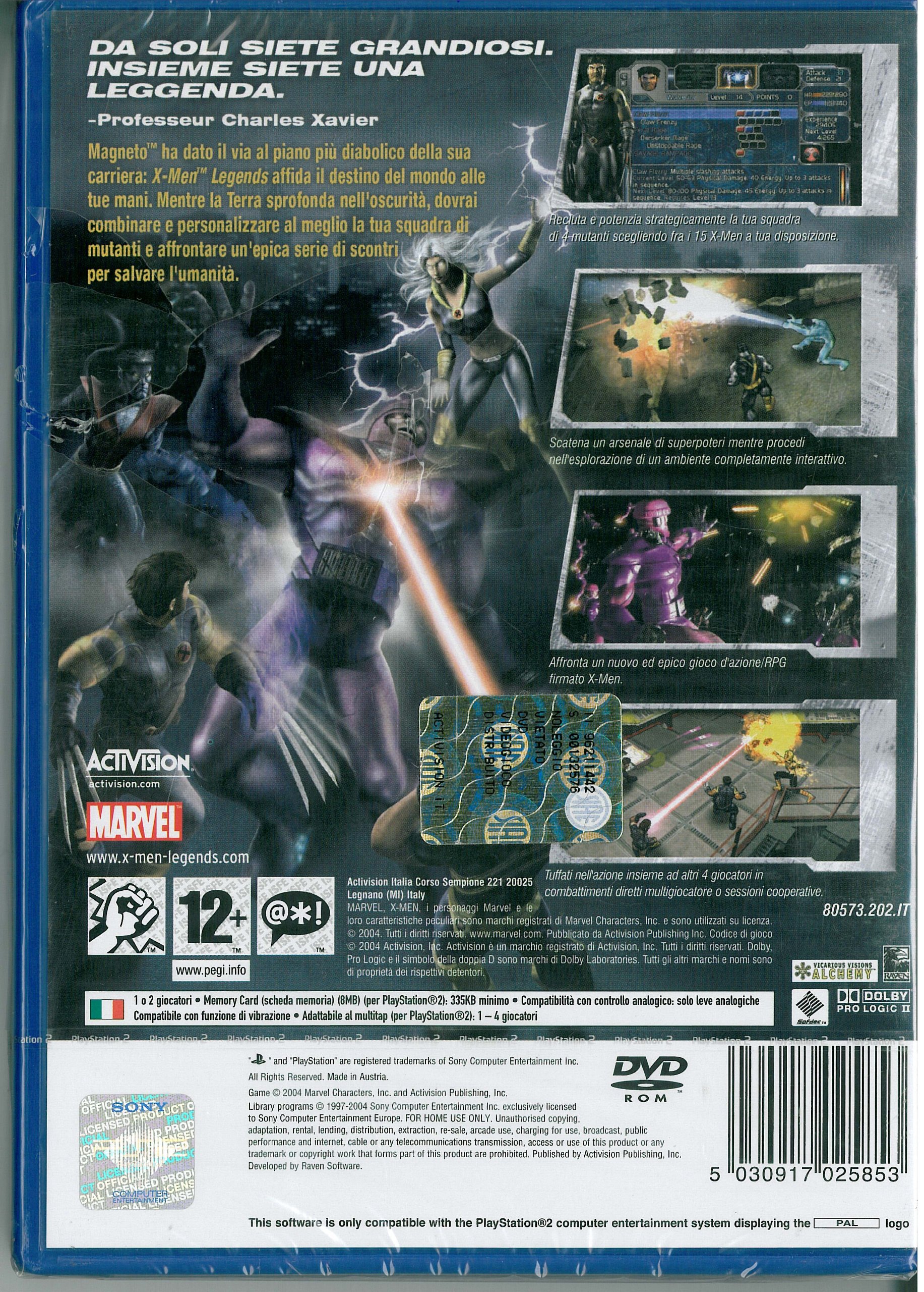 X-Men Legends-(Ps2)