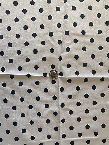 Miniatura 7 de Valentina Textil inc pequeño lunares polialgodón varios colores 598in de ancho de poliéster por The Yard 3 yardas bebé azul blanco