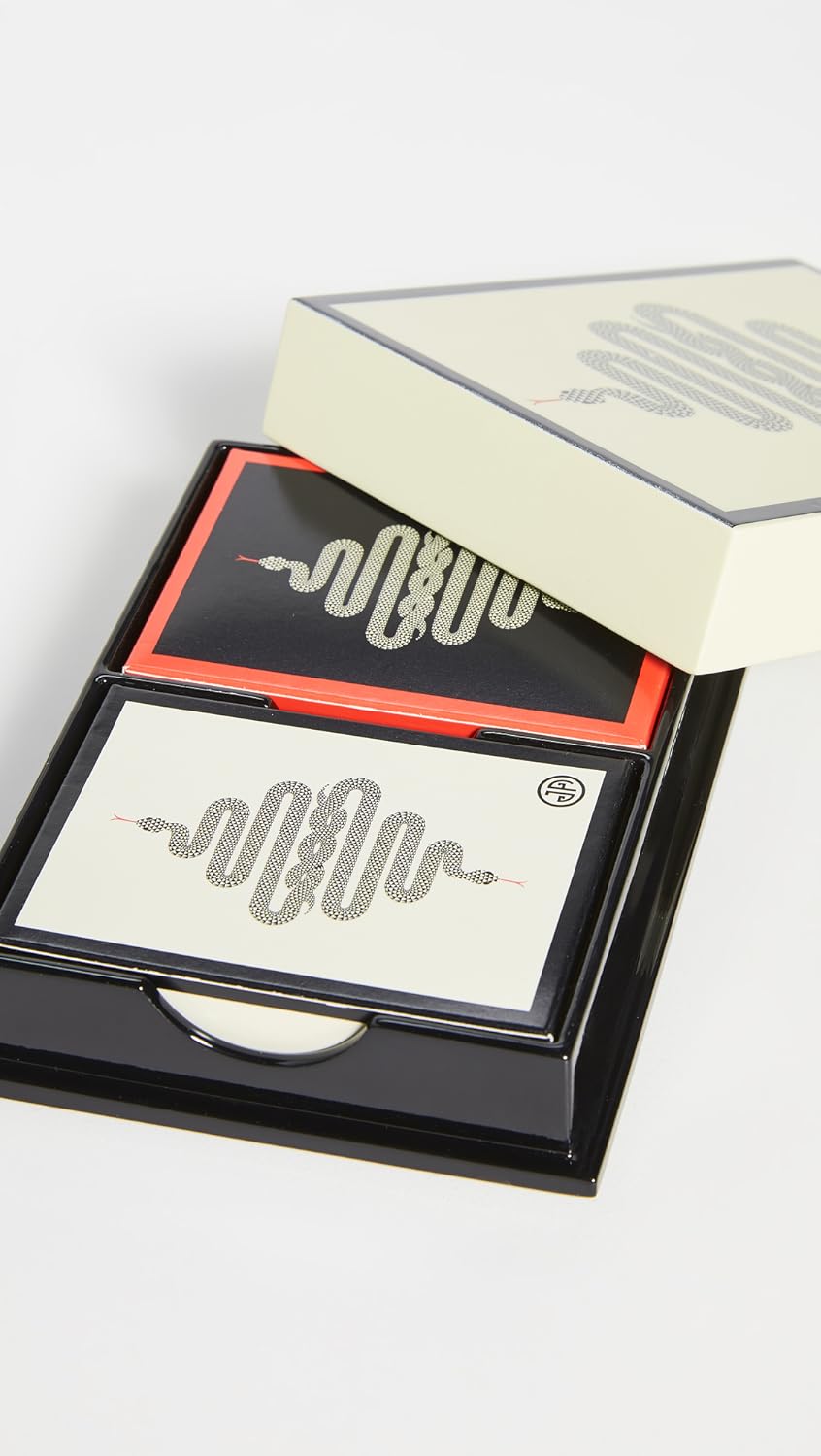 Jonathan Adler Eden Lacquer Set Playing Cards, White, One Size (30840)