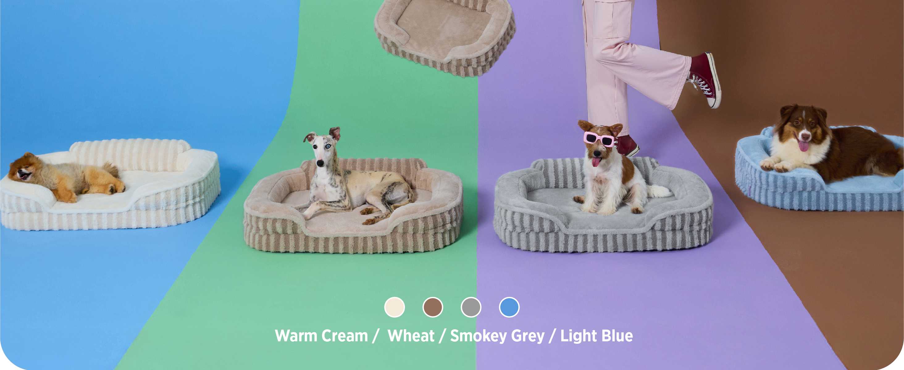 LE SURE Cute Dog Beds Large Sized Dog, Orthopedic Waterproof Large Pet Bed with Sides, High Back Non-Slip Bottom and Egg-Crate Foam Pet Couch Sofa with Washable Removable Cover, Grey - image 8