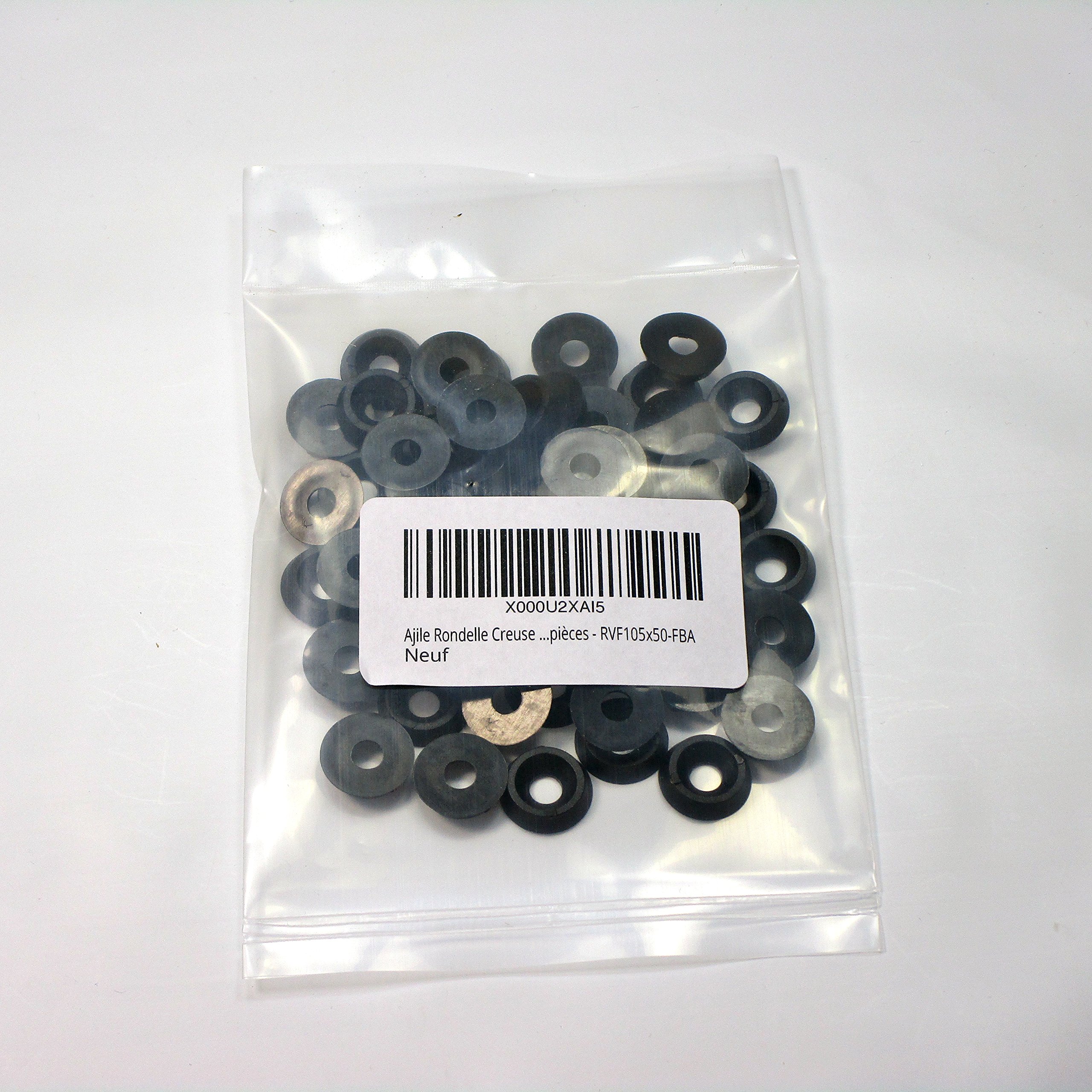 50 Rondelle Svasate In Nylon Nero Per Viti M3 - Ferramenta Plastica Per Assemblaggi, Isolante Elettrico