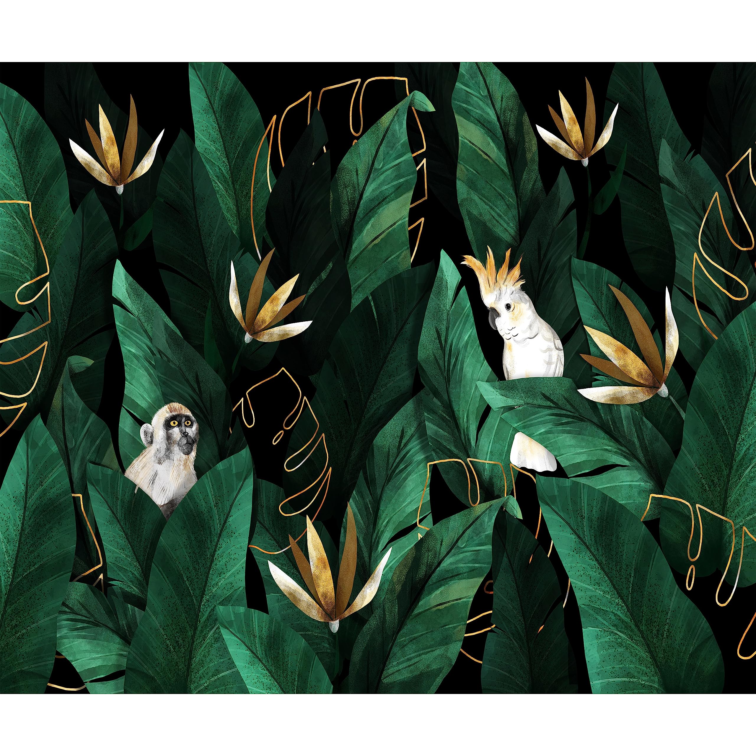 Artgeist Wall Mural Forest 79x55 In - XXL Non-Woven Wallpaper Fleece Wall Decor Photo Print Picture Image Design Forest Landscape River Nature