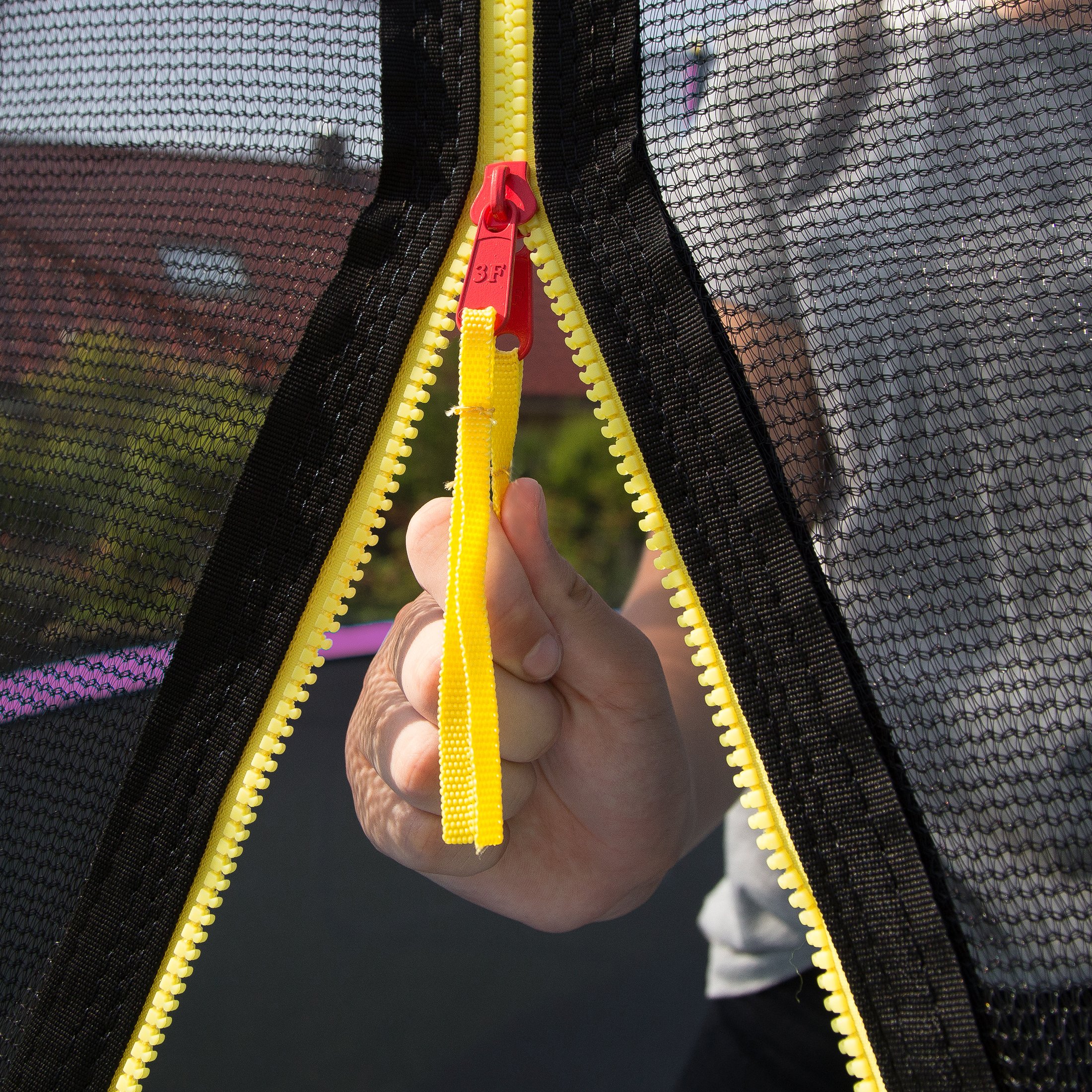 Ultrasport Giardino Trampolino, Trampolino da Esterno, Trampolino per Bambini, ø 180-430 cm, Primavera Ponticello e Onda, Rete di Sicurezza Resistente intemperie, Portata Trampolino 100-160 kg