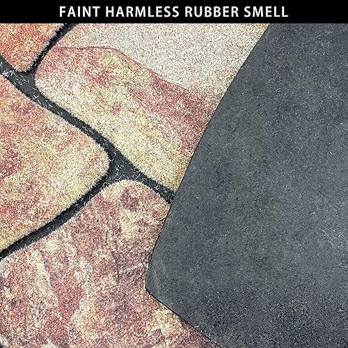 Miniatura 3 de Eanpet Tapete decorativo de goma para exteriores, tapete de entrada para puerta delantera, tapete de interior de 2 x 3 pulgadas, tapete