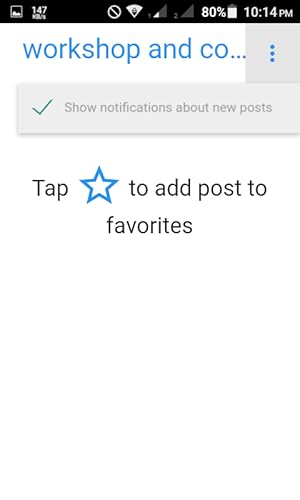 workshop and conferences