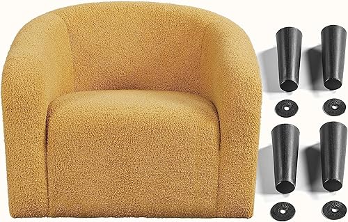 Miniatura 35 de Topeakmart Silla decorativa de terciopelo, cómoda y moderna silla de club de terciopelo con reposabrazos y patas resistentes para sala de Azul