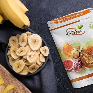 Anna and Sarah Sweetened Banana Chips 2 lbs Resealable Bag - Crispy, Delicious Dried Snack
