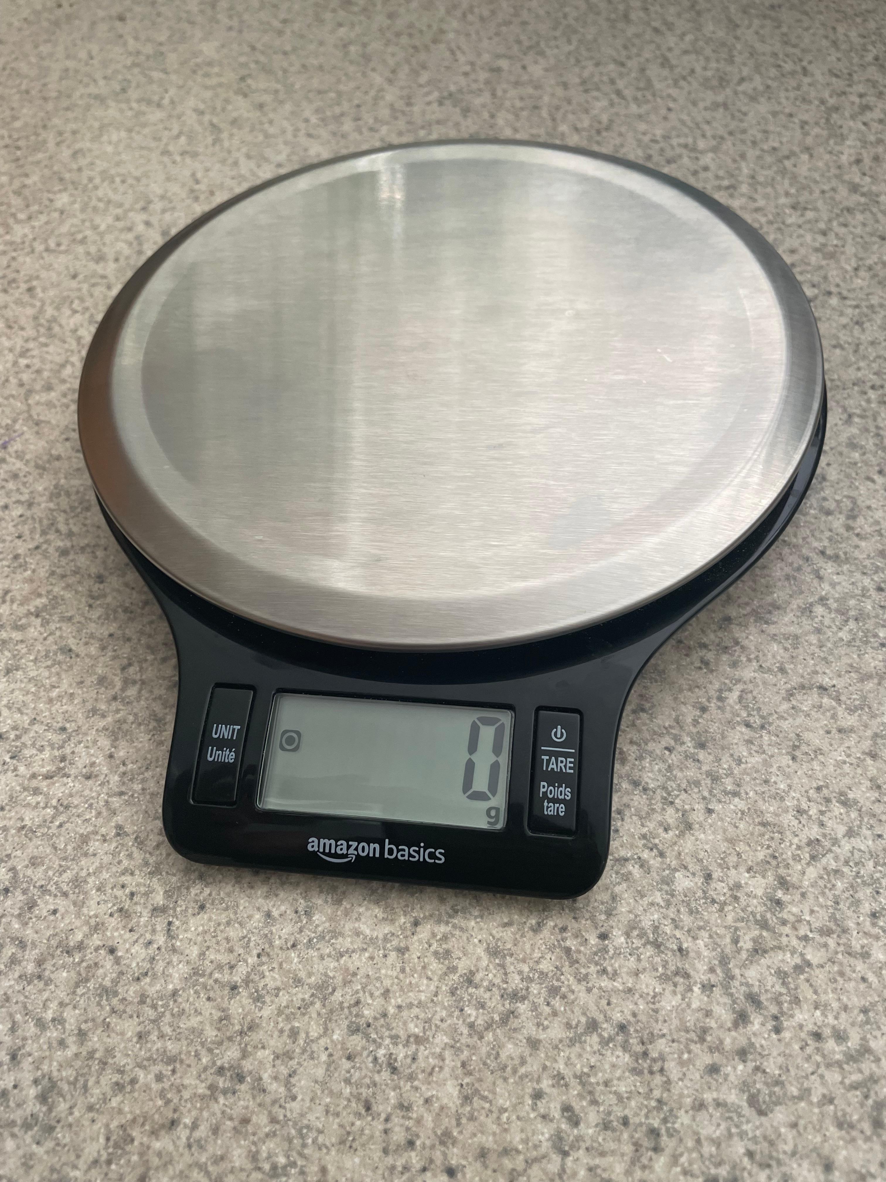 Watch Review of kitchen scale on Amazon Live