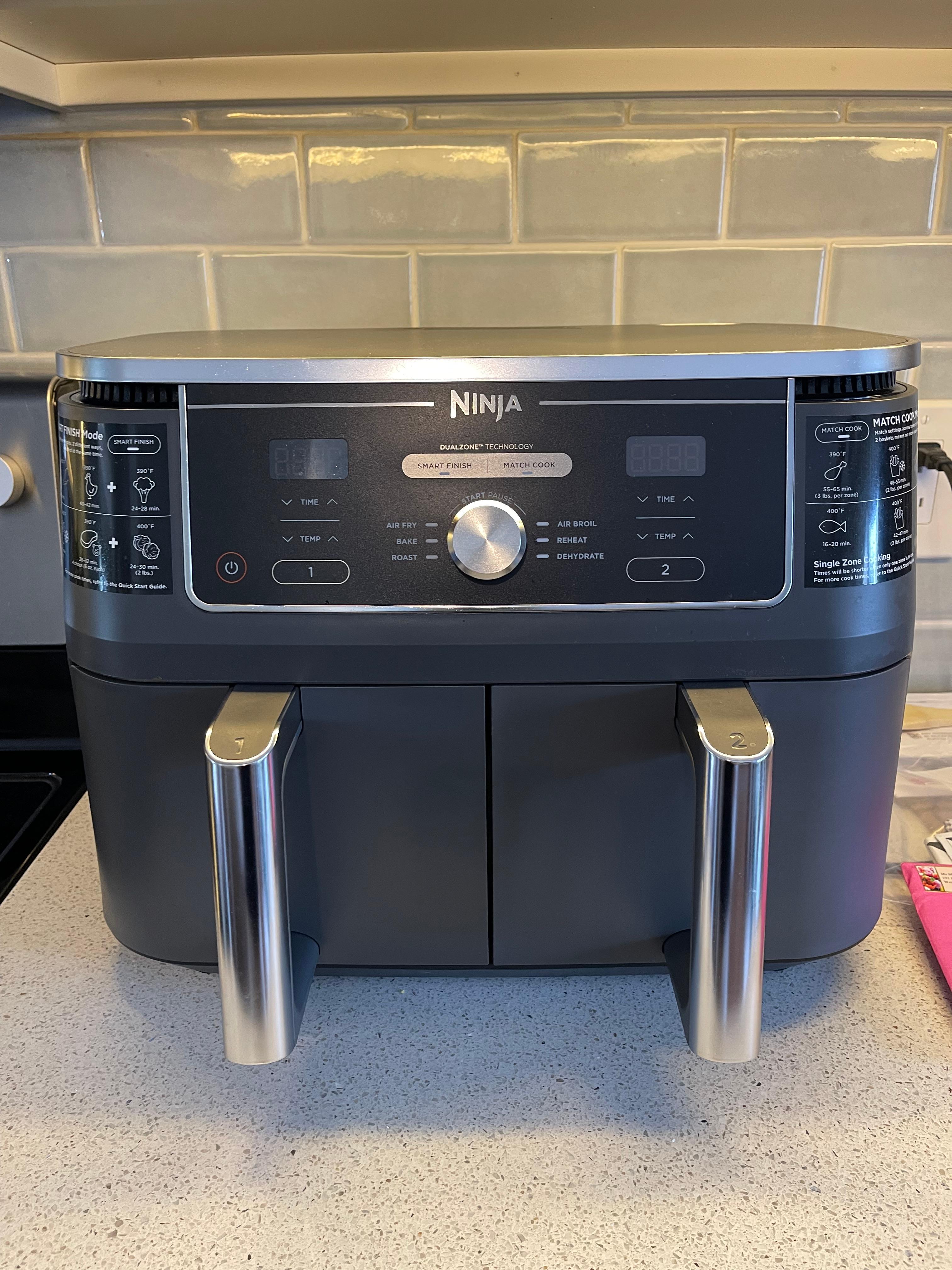 Watch Ninja Foodie 8 Qt 6-in-1 Dual Basket Air Fryer Saves Time