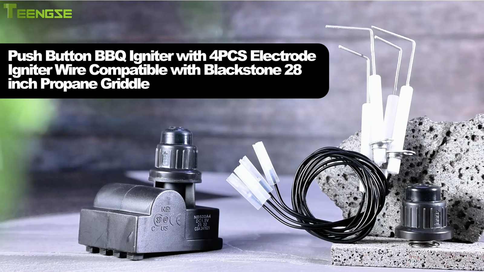 Kit Accensione Elettronica Dazzleex Con Doppio Accenditore Per Barbecue Gas, Riscaldatore E Scaldabagno - 3