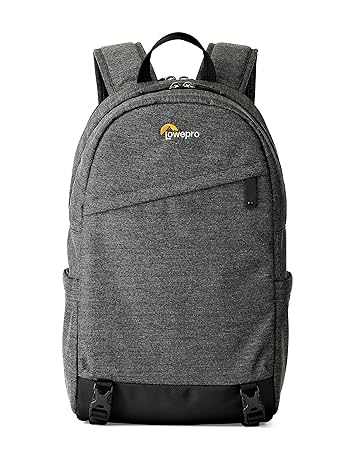 Lowepro m-Trekker BP 150. Weather Resistant Travel Backpack for Mirrorless Cameras and Camera Accessories (Charcoal Grey).