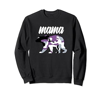 mama bear camo zip up hoodie