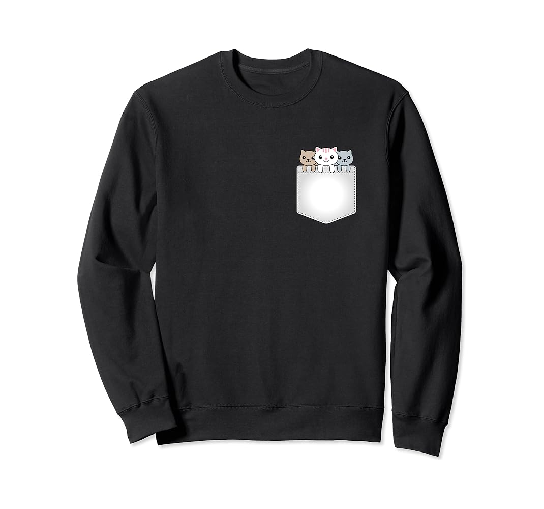 Sweatshirt with breast pocket Clearance