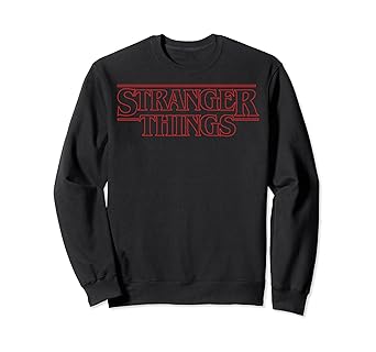 stranger things logo hoodie