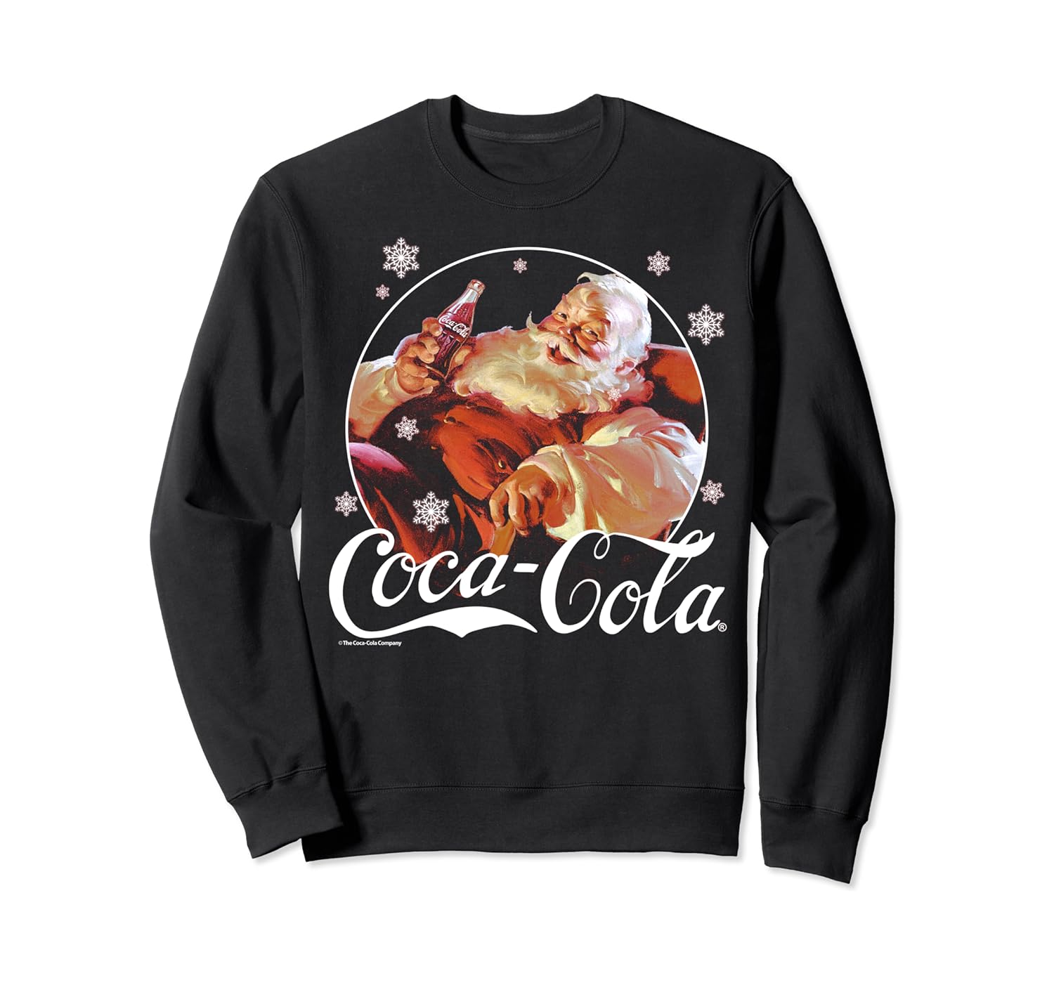 coca cola christmas sweatshirt