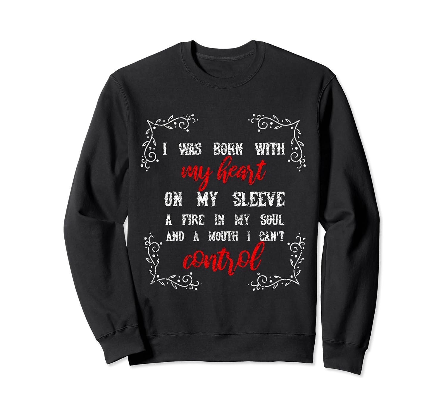 heart on my sleeve sweatshirt