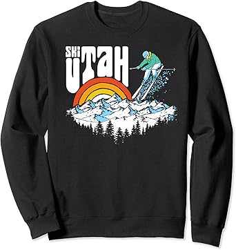 ski graphic sweatshirt