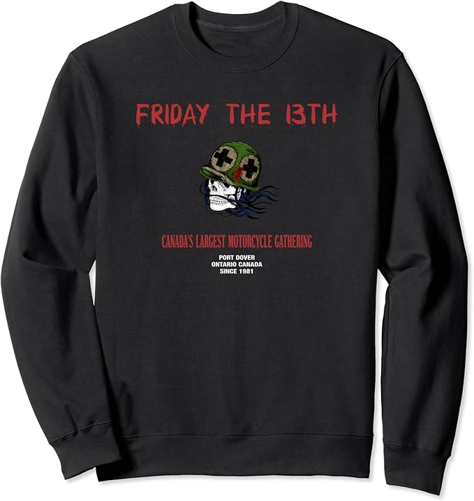 Amazon Com Motorcycle Rally Friday 13th Port Dover Canada Ls T Shirt Clothing Amazon Com Motorcycle Rally Friday 13th Port Dover Canada Ls T Shirt Clothing