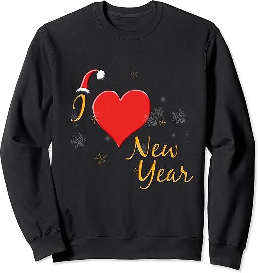 Amazon.com: new years eve countdown design happy new year 2021 sweatshirt t-shirt: clothing New Year's Eve Party Celebration Christmas I Love New Year Sweatshirt: Amazon.co.uk: Clothing