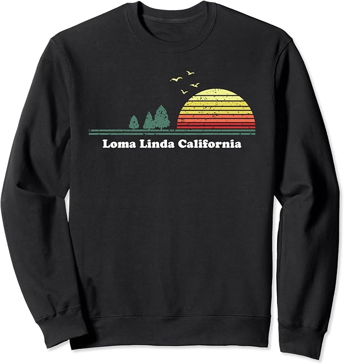 Amazon.com: Vintage Loma Linda, California Sunset Souvenir Print