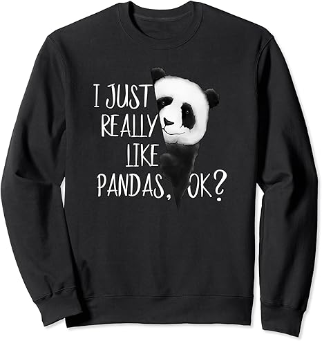 Amazon 私はパンダが本当に好きだ Ok かわいい Pandabear 好き トレーナー トレーナー パーカー 通販 Amazon 私はパンダが本当に好きだ Ok かわいい Pandabear 好き トレーナー トレーナー パーカー 通販