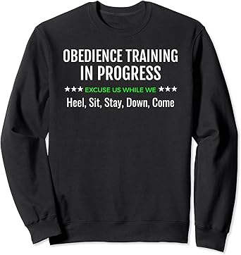 Dog training sweatshirt Clearance