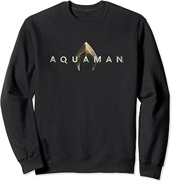 Amazon Com Aquaman Movie Logo Sweatshirt Sweatshirt Clothing Shoes Jewelry