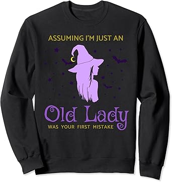 Old lady sweatshirt Clearance