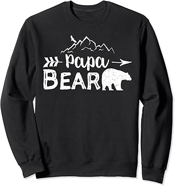 Papa bear sweatshirt Clearance
