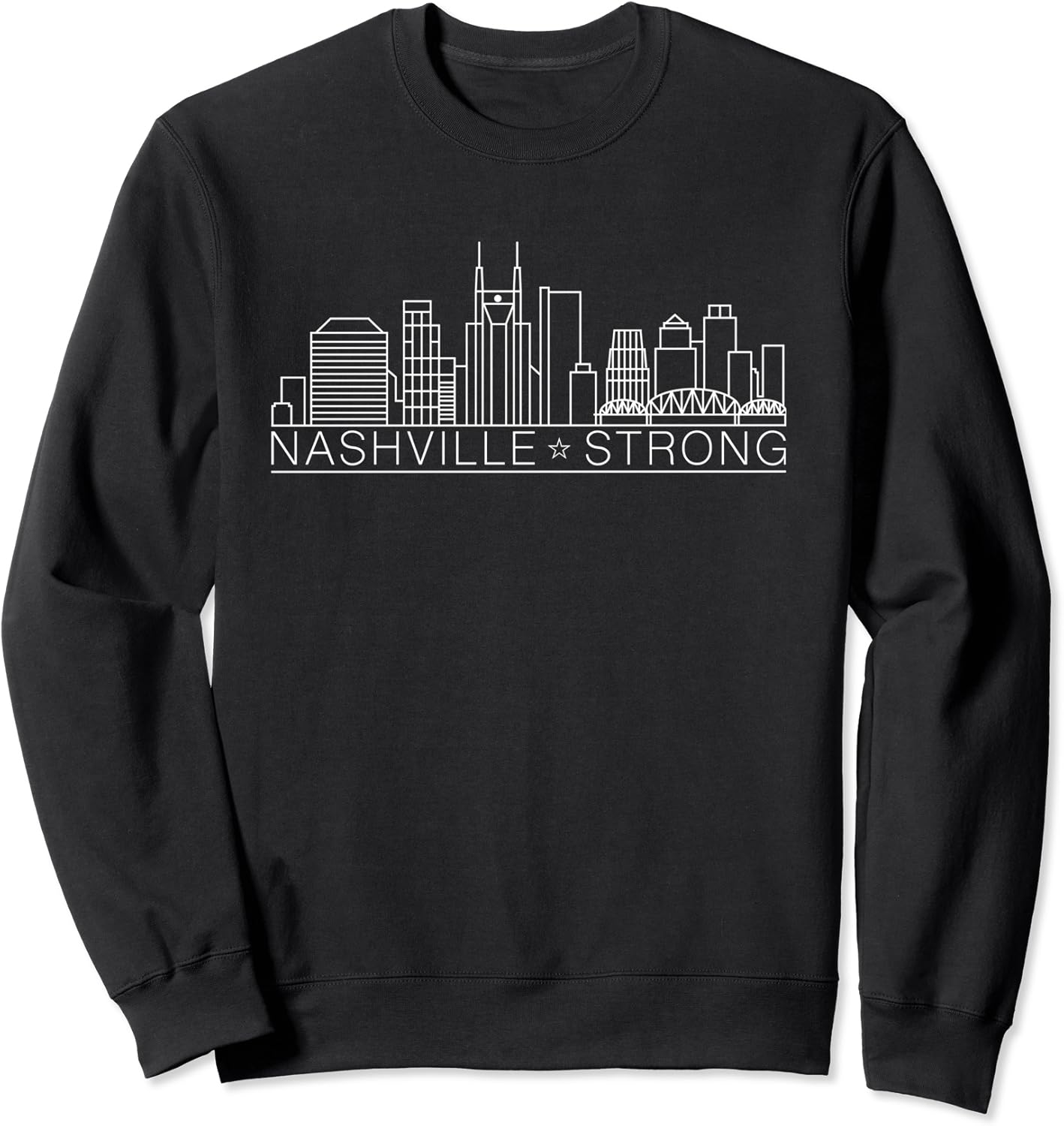 Minimalist Tennessee Skyline Tough Nashville