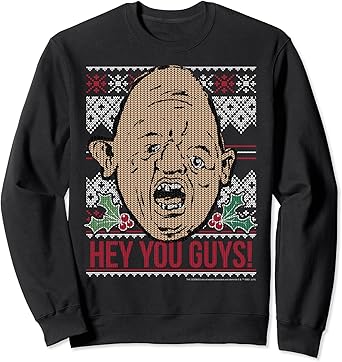 Amazon Com The Goonies Sloth Hey You Guys Ugly Christmas Style Sweatshirt Clothing Shoes Jewelry