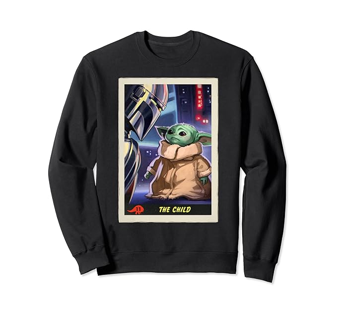 Baby Yoda Merchandise Offers 71 Star Wars The Mandalorian The Child Trading Card Sweatshirt